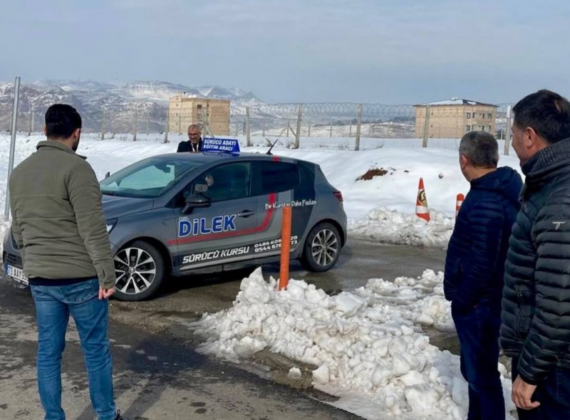 Şırnak İl Milli Eğitim Müdürü Nas, Cizre’de Direksiyon Sınav Alanını İnceledi