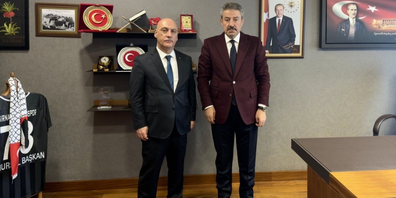 Şırnak'a Yeni Atanan İl Milli Eğitim Müdürü Hakan Cirit AK Parti Şırnak Milletvekili Arslan Tatarı Ziyaret Etti.