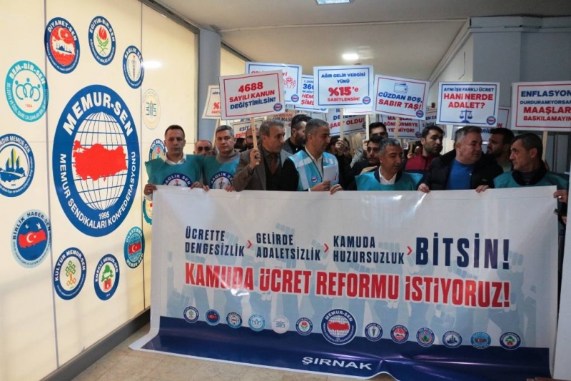 Şırnak’ta Memurlardan 