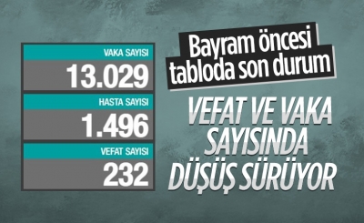 12 Mayıs Türkiye'de koronavirüs tablosu 