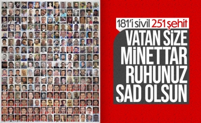 15 Temmuz'da şehit olan kahramanlar