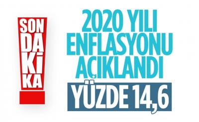 2020 yılı enflasyonu açıklandı