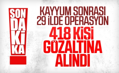 29 ilde PKK/KCK operasyonu: 418 gözaltı