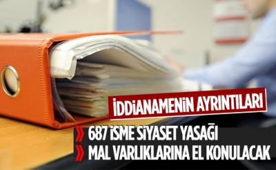 687 HDP'li hakkında siyaset yasağı istendi 