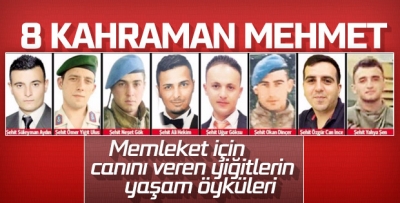 8 kahraman, 8 destan: Batman şehitlerine veda