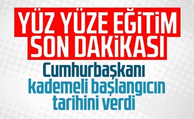 8 ve 12. sınıflar, 1 Mart'ta eğitime başlıyor