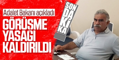 Abdullah Öcalan'ın avukatlarıyla görüşme yasağı kalktı