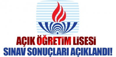 Açık Öğretim Lise 3.dönem sınav sonuçları açıklandı! 