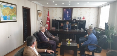 AK Parti idil İlçe Başkanı Murat Ay Belediye Başkan vekili Zafer Sağ’a hayırlı Olsun Ziyareti