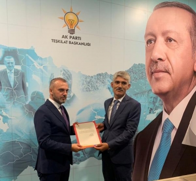 AK Parti idil İlçe Başkanlığına Murat Ay getirildi.