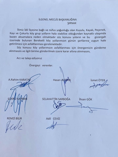 AK Parti Şırnak İl Genel Meclis Üyesi Abdurrahim Karatay idil'de Yapacağımız Hizmet HDP Grubu Tarafından Engelleniyor 