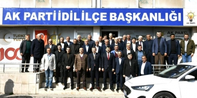 AK Parti Şırnak Milletvekili Tatar, İdil’de teşkilat ve muhtarlarla bir araya geldi