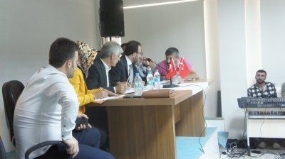 AK Parti Teşkilatı idil’de muhtarlarla bir araya geldi