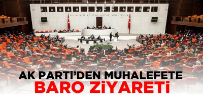 AK Parti'den muhalefete 'barolar düzenlemesi' ziyareti