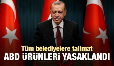 AK Partili tüm belediyelerde ABD ürünlerine boykot