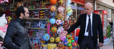 Aksoy bizzat denetime katıldı