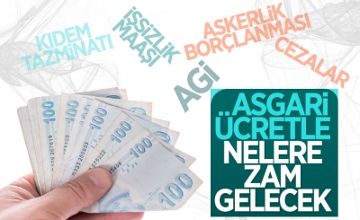 Asgari ücretle birlikte neler değişecek