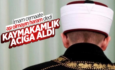 Aşı karşıtı imam açığa alındı
