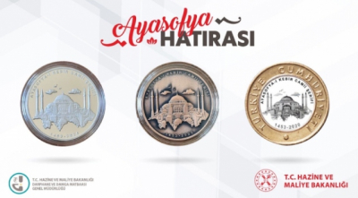 Ayasofya için hatıra parası 