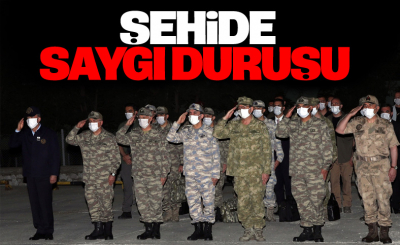 Bakan Akar ve komutanlar, Pençe-Kalkan şehidini uğurladı