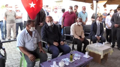 Bakan Soylu, şehit işçilerin ailelerine taziye ziyaretinde bulundu