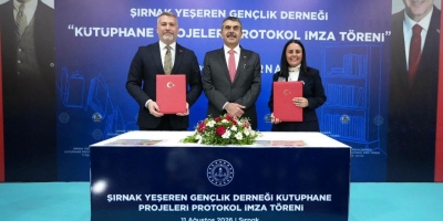 Bakan Tekin Şırnak’ta Kütüphane Protokolünü İmza Törenine Katıldı