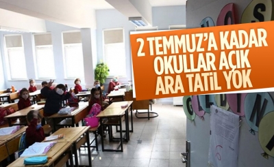 Bakan Ziya Selçuk'tan yaz tatili ve ara tatil açıklaması 