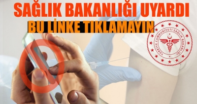 Bakanlık uyardı: Bu mesajdaki linke tıklamayın