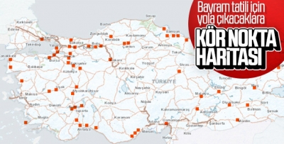 Bayram tatili öncesi sürücülere kör nokta uyarısı