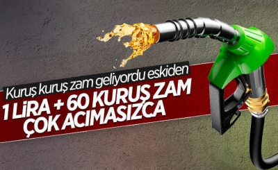 Benzin ve motorine bir zam daha