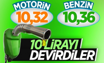Benzin ve motorine zam geldi