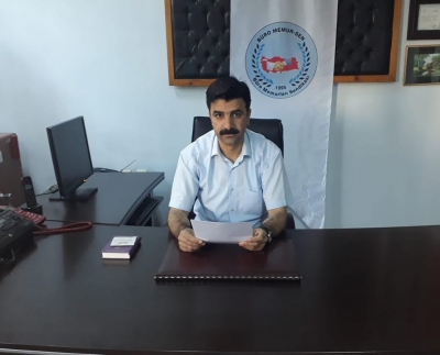 Büro Memur Sen Şırnak Şube Başkanı Mehmet Akdeniz: Yargı Reformu Paketi eksik ve sakattır'