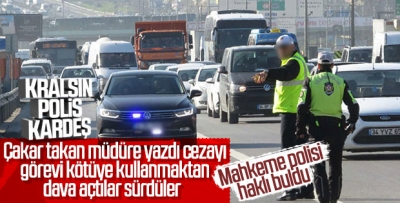 Çakarlı aracı durduran polise soruşturma kaldırıldı
