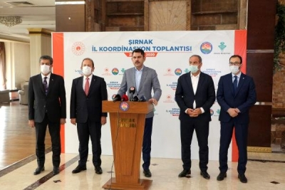 Çevre ve Şehircilik Bakanı Kurum, Şırnak'ta temaslarda bulundu