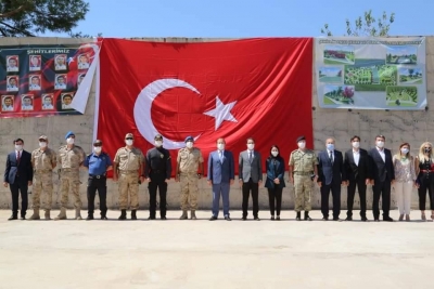 Cizre'de bombalanan emniyet binası parka dönüştürülüyor