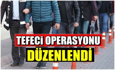 Cizrede tefecilik operasyonunda 2 tutuklama