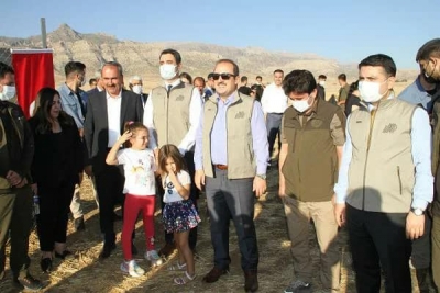 Cudi Dağı'na 40 Ceylan Bırakıldı 