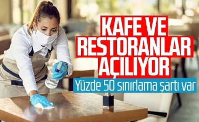 Cumhurbaşkanı Erdoğan: Kafe ve restoranlar çok riskli iller dışında açılacak