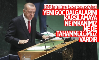 Cumhurbaşkanı Erdoğan, BM Genel Kurulu'nda