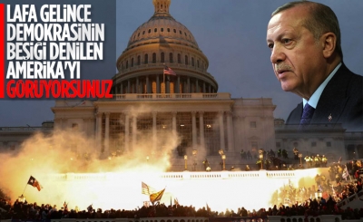 Cumhurbaşkanı Erdoğan'dan Amerika'daki olaylara ilk yorum 