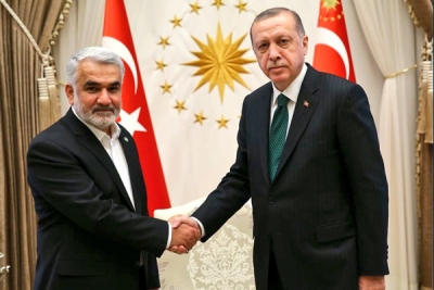 Cumhurbaşkanı Erdoğan, HÜDA PAR Genel Başkanı Yapıcıoğlu'nu kabul etti