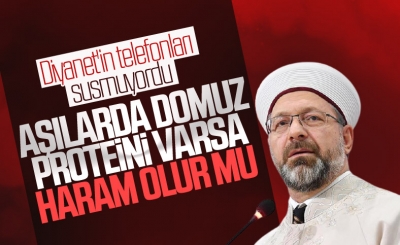 Diyanet'ten domuz proteinli aşı açıklaması 