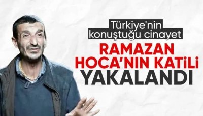 Diyarbakırlı Ramazan Hoca'nın katili yakalandı