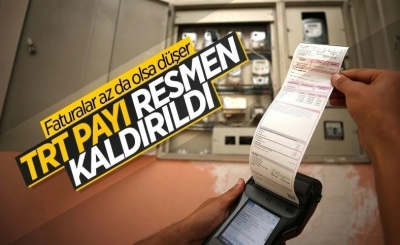 Elektrik faturalarındaki TRT payı kaldırıldı