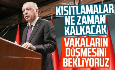 Erdoğan'dan esnaflara: Vaka sayısının düşüşüne göre hazırlık yapıyoruz