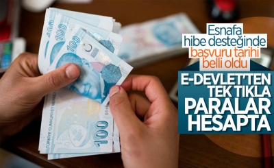 Esnaf destek başvuruları 25 Mayıs'ta başlıyor 