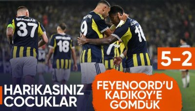 Fenerbahçe, Devler Ligi'nde turladı! Feyenoord'u devirdiler