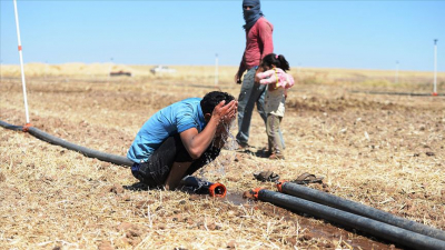Güneydoğu'da 40 dereceyi aşan sıcak hava vatandaşları bunalttı