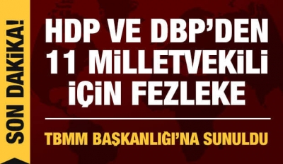 HDP ve DBP'li 11 milletvekili hakkındaki 14 fezleke TBMM'de
