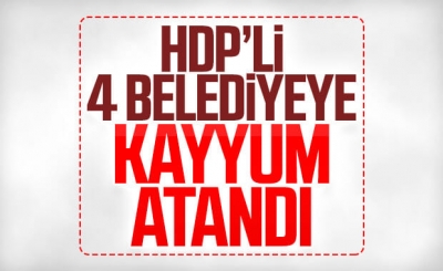 HDP'li 4 belediyeye kayyum ataması yapıldı